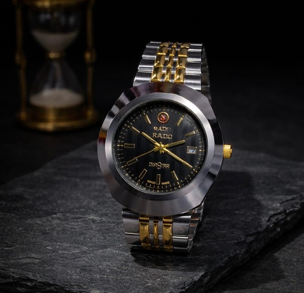 RADO BLACK STEEL CHAIN WATER RESIST
