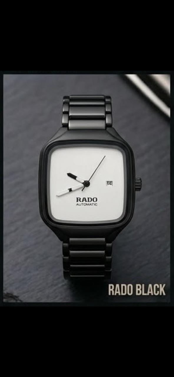RADO BLACK APPLE DIAL WITH FIBER CHAIN