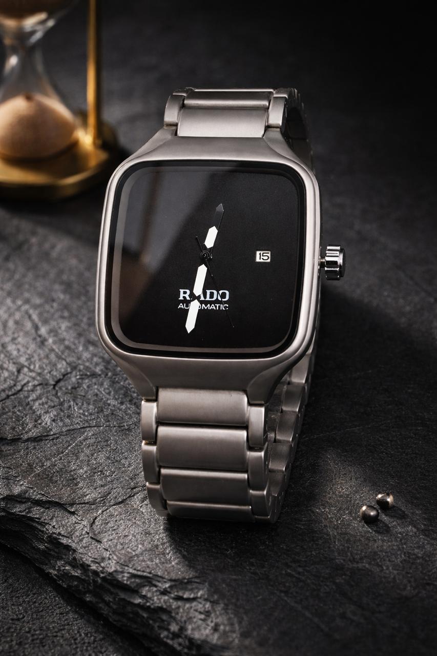 RADO SILVER APPLE DIAL WITH FIBER CHAIN
